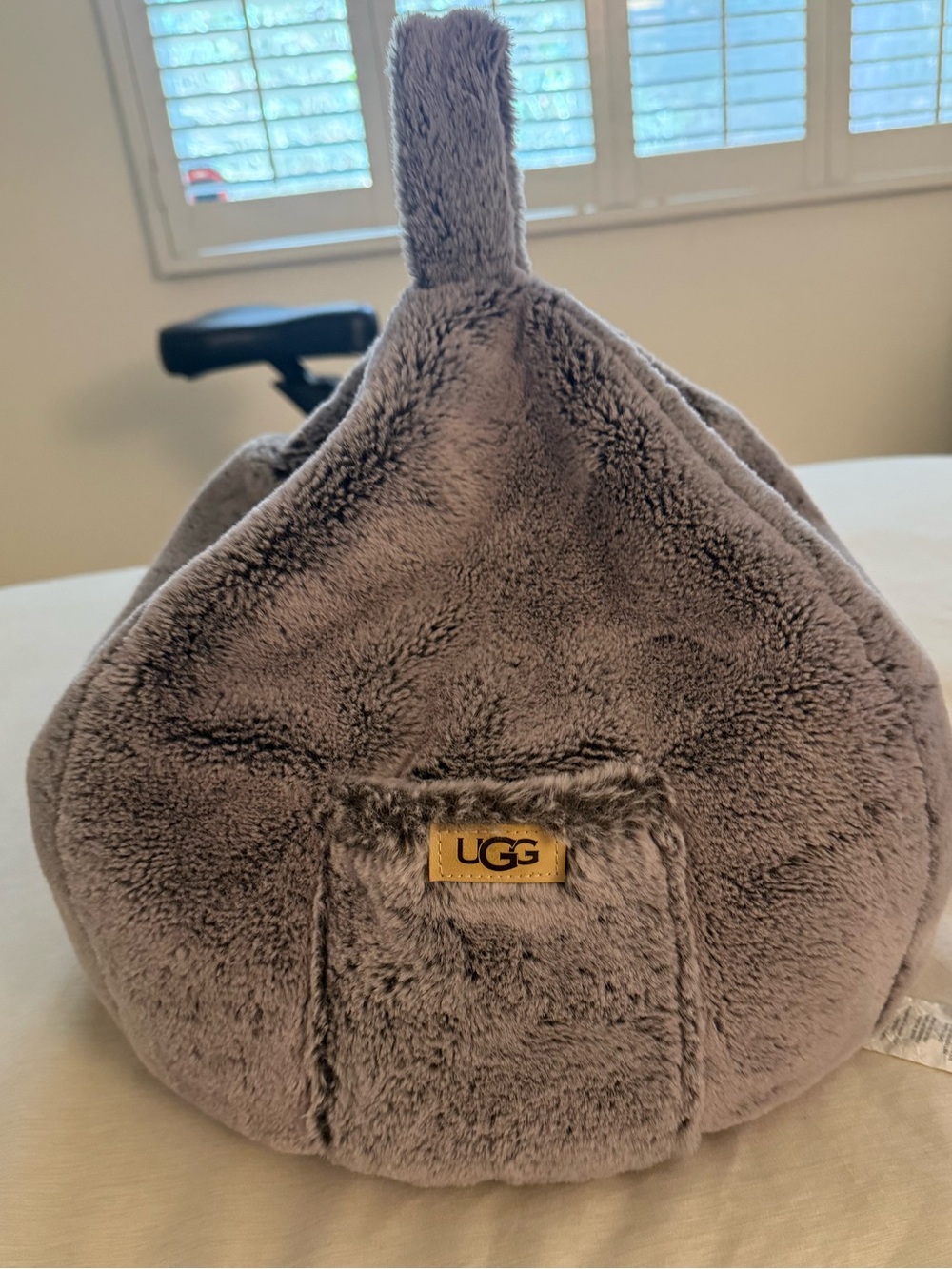 UGG Mini Laptop Bean Bag Pouf with pocket